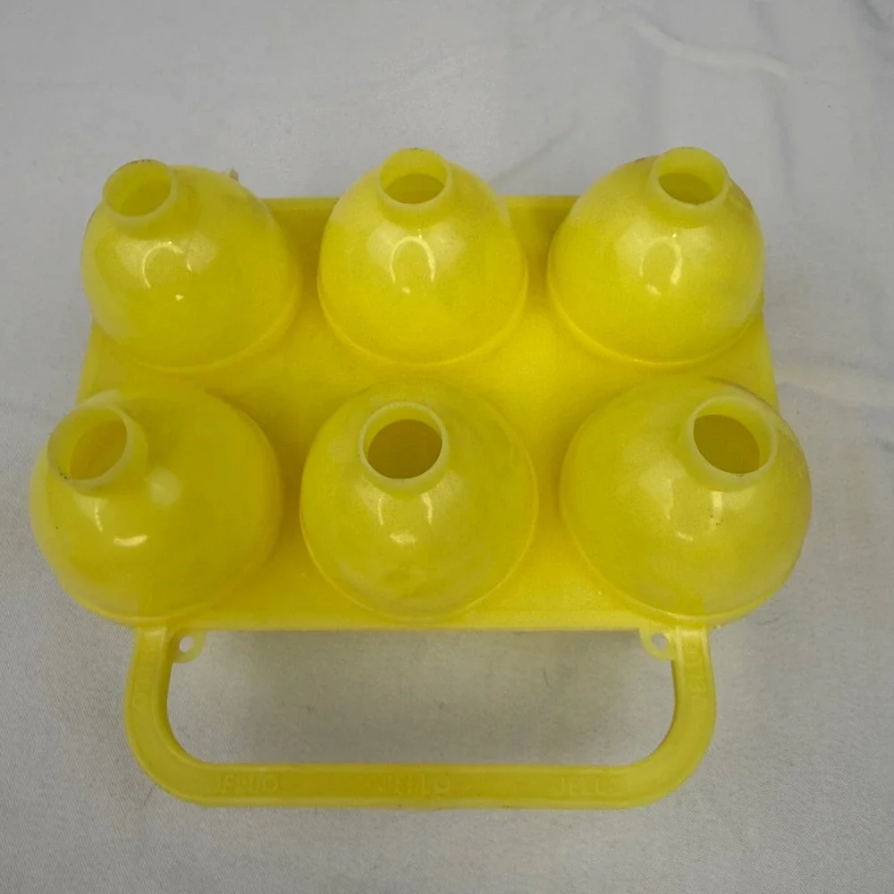 Jell-O Jiggler Gelatin Easter‎ Egg Mold Lot 4 Sets Pastel Plastic Jello Shots